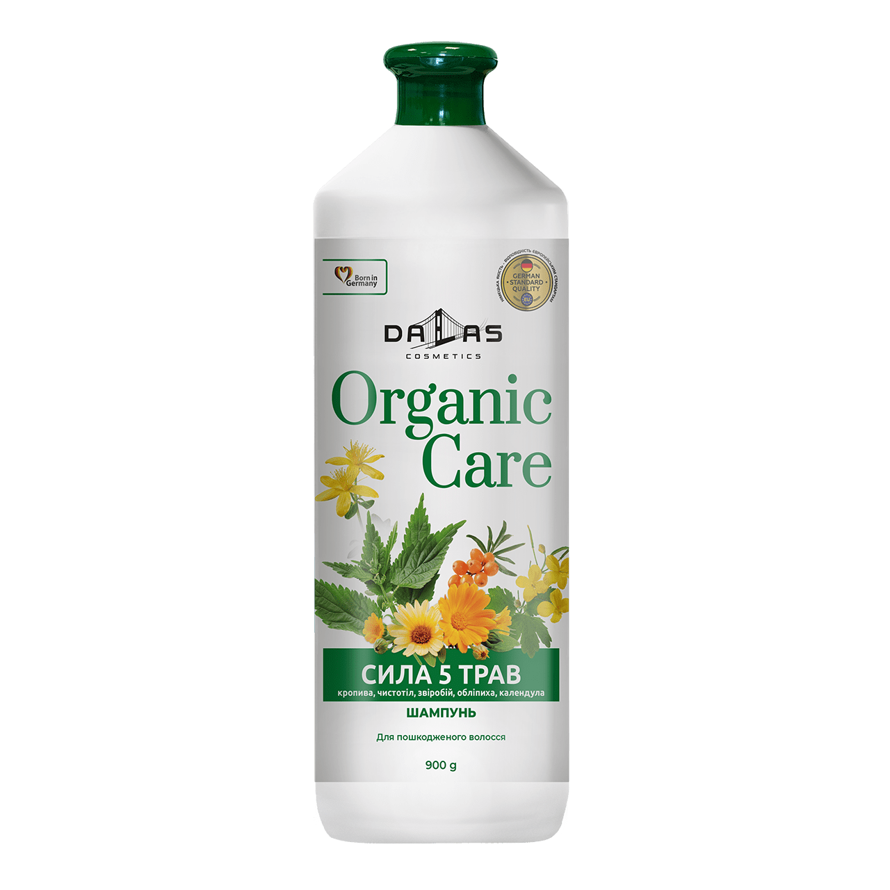 Шампунь для волосся Dalas Organic care “Сила 5 трав”