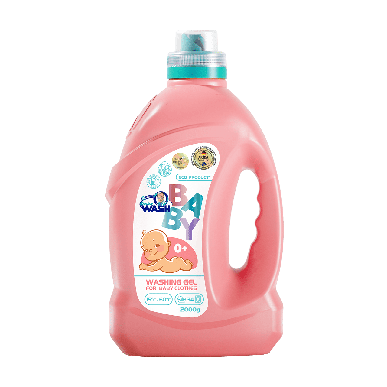 Гель для прання дитячого одягу «Doctor Wash BABY»