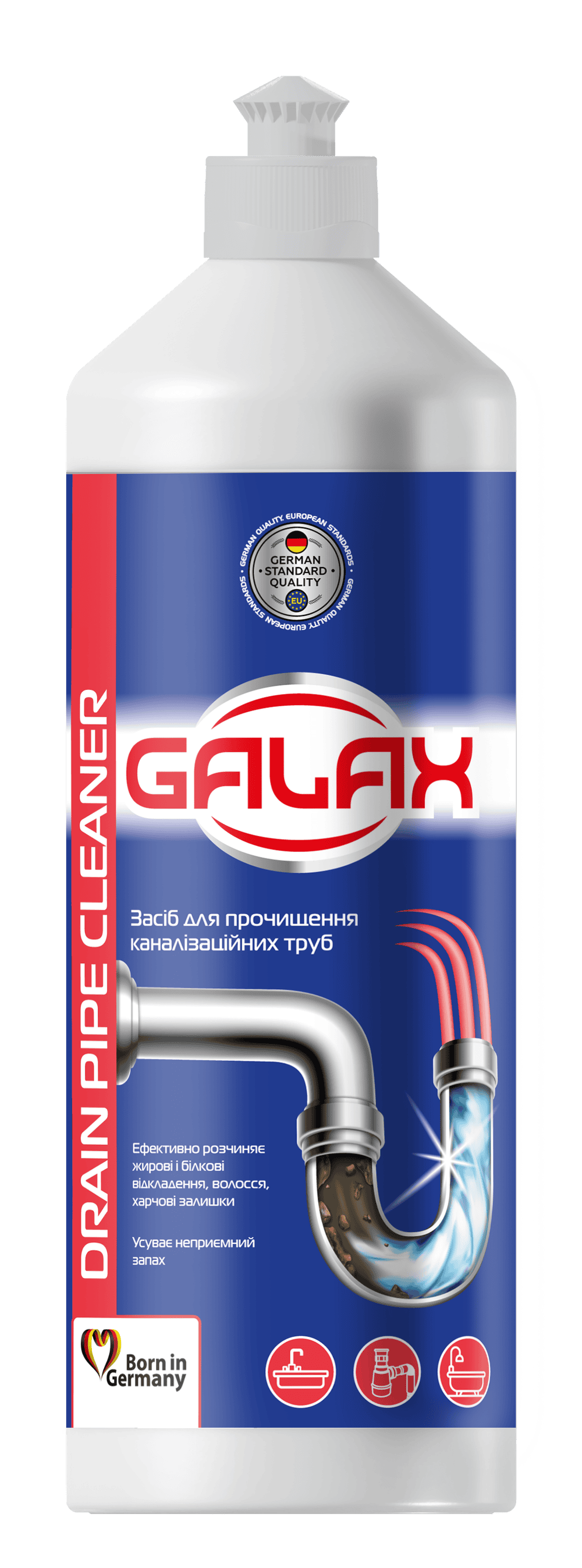Drain pipe cleaner «Galax» das PowerClean