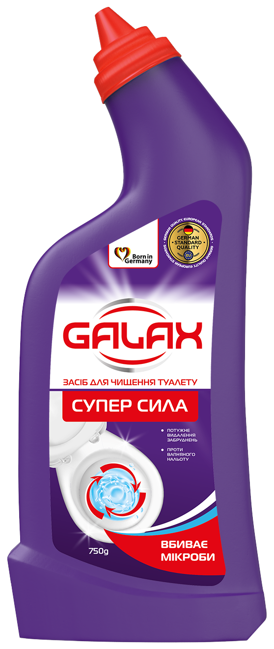 Засіб для чищення унітазу «Galax» das PowerClean