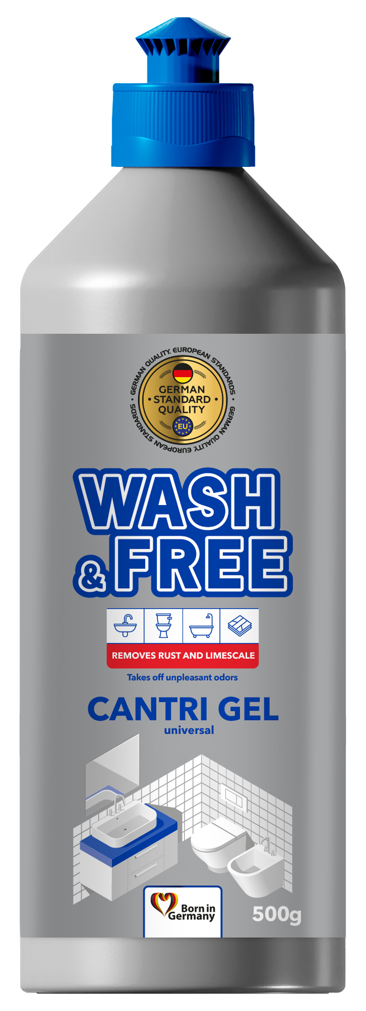Засіб для чищення універсальний «Wash&Free» das sanitary