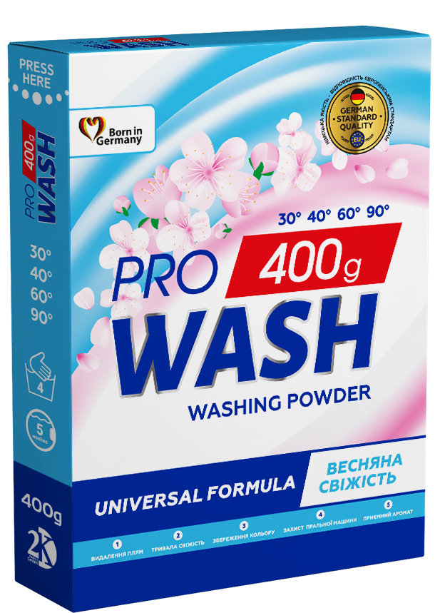 Порошок для прання універсальний ProWash «Весняна свіжість»