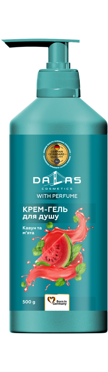 Крем-гель для душу “Кавун та м’ята”