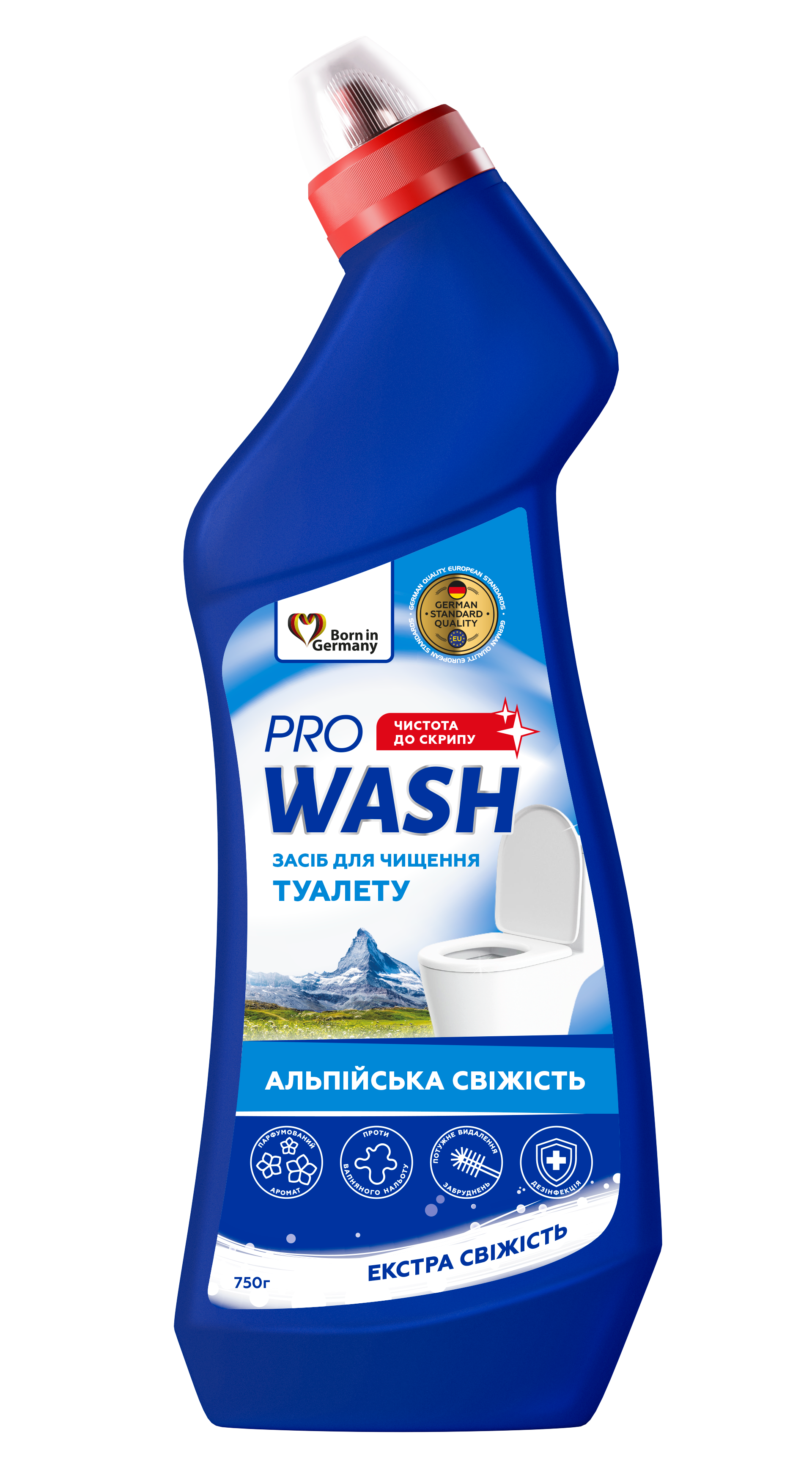 Засіб для чищення  унітазу ProWash “Альпійська  свіжість”